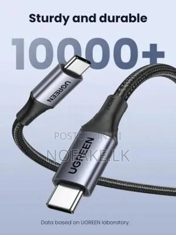 UGreen 240W USB-C to USB - C Nylon PD Fast Charging Cable 1M and 2M