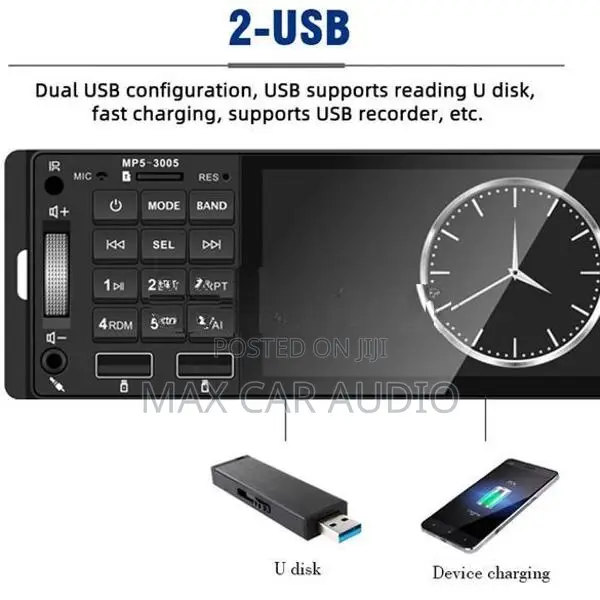 1Din Mp5 Display Car Setup