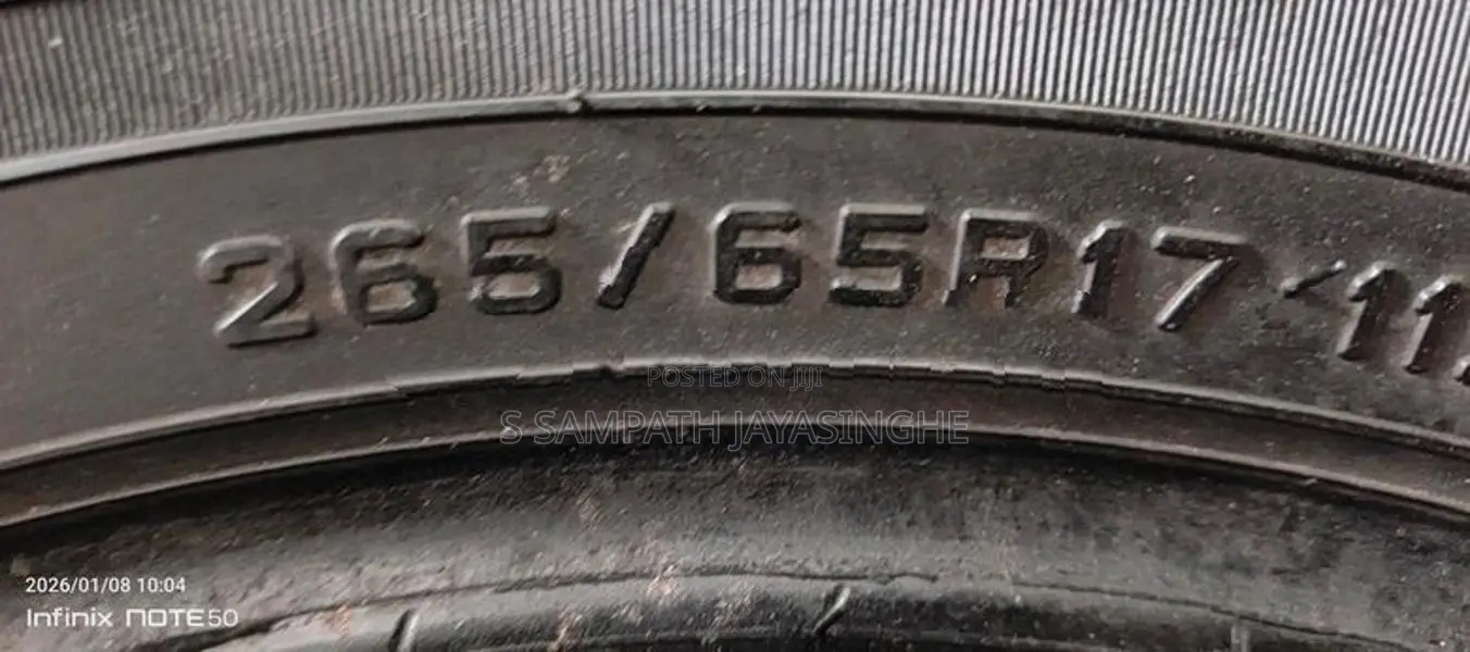 265/65/17 Used Tyre Set