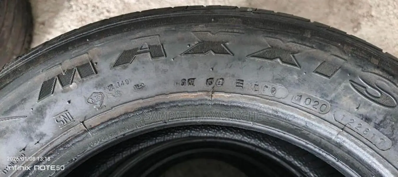 185/65/15 Maxxis Used Tyre Set