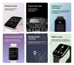 Amazfit Active Bluetooth Calling Smart Watch with 1.75" AMOLED Display
