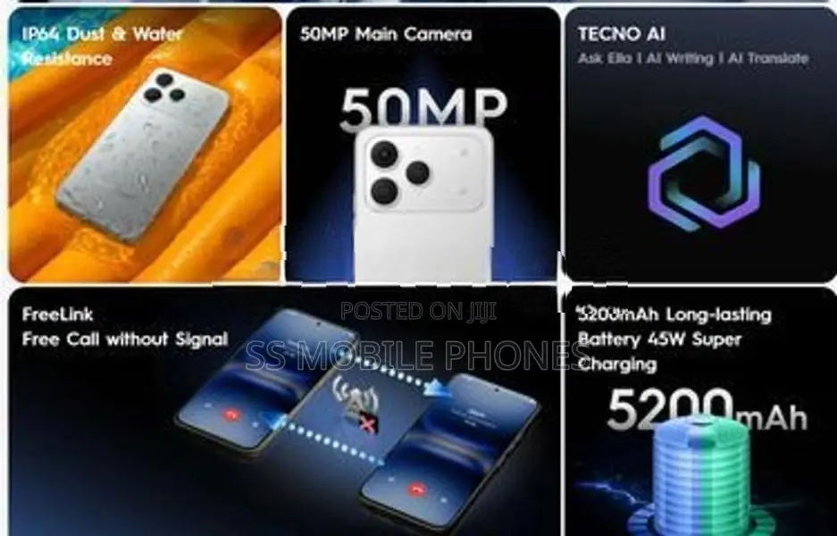 Tecno Spark 40 6GB 128GB (Brand New)
