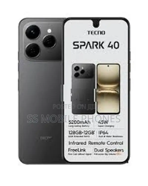Tecno Spark 40 6GB 128GB (Brand New)