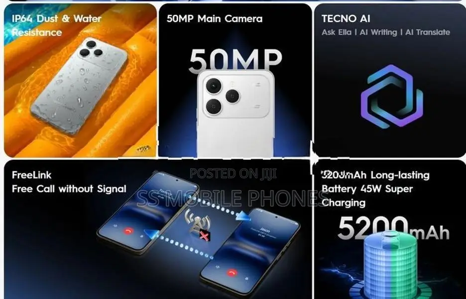 Tecno Spark 40 6GB 128GB (Brand New)