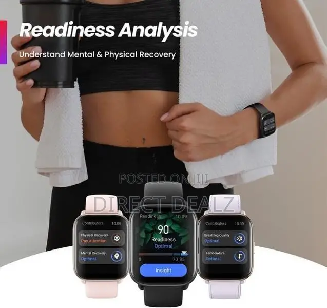 Amazfit Active Bluetooth Calling Smart Watch with 1.75" AMOLED Display