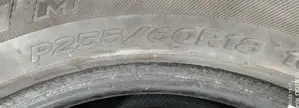 255/60/18 Used Tyre Set