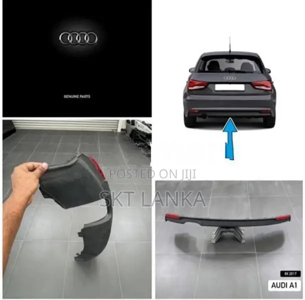 Genuine Audi A1 2017 facelift rear bumper diffuser light A3 A4 A5 A6 A