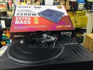 Sony Xplod 10Inch Slim Compactpowered Subwoofer