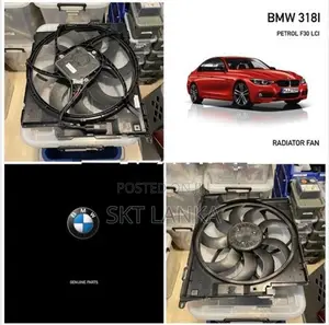 Genuine BMW 318i F30 2018 LCI engine radiator fan