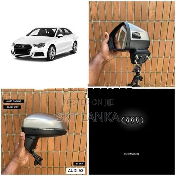 Genuine Audi A3 2019 passenger side mirror complete 8V A1 A4 A5 A6