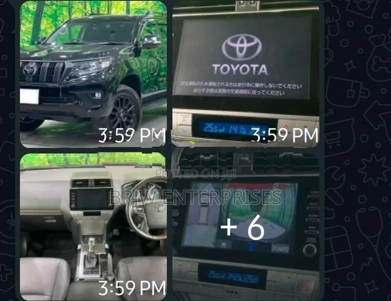Toyota Land Cruiser Prado TRJ150 black edition 2023