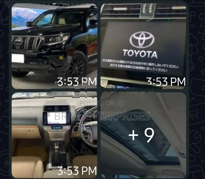 Toyota Land Cruiser Prado TRJ150 black edition 2023