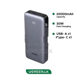 UGREEN 30W 22.5W 20000mAh Power Bank