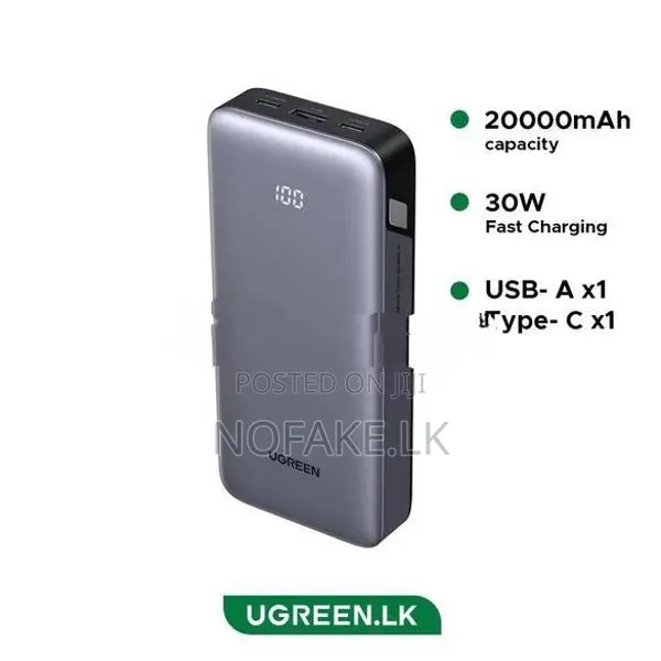 UGREEN 30W 22.5W 20000mAh Power Bank