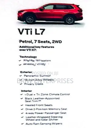 Honda CRV VTi L7 2025