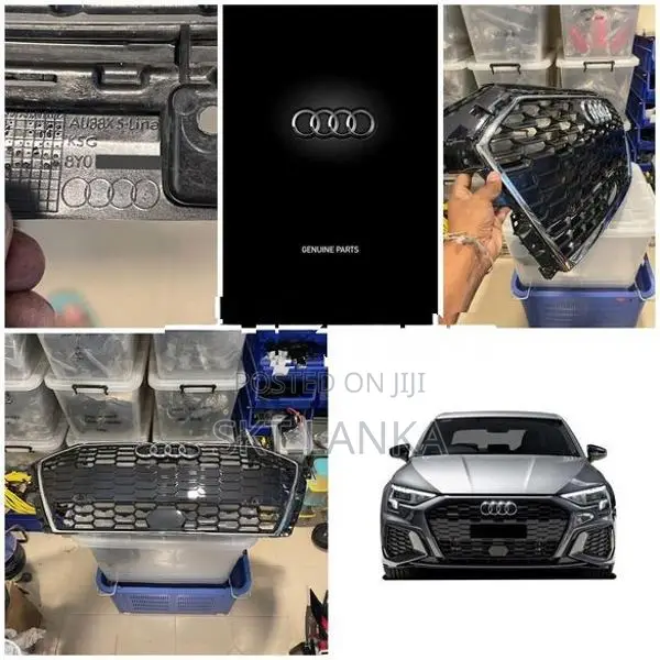 Genuine Audi A3 S Line 2025 front bumper main grille shell A1 A4 A5 A6