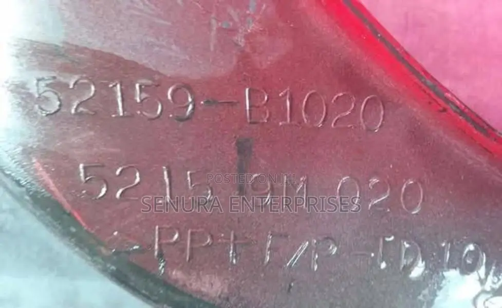 Toyota Passo KGC10 Rear Buffer Panel