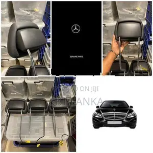 Genuine Mercedes E E300 E200 2015 front leather seat headrest - Black