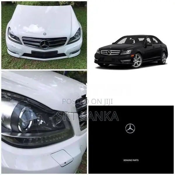 Genuine Mercedes C180 C220 Facelift AMG 2013 W204 front end nose cut