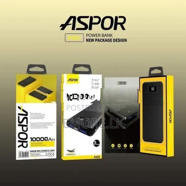 ASPER A322 10,000MAH POWERBANK EM