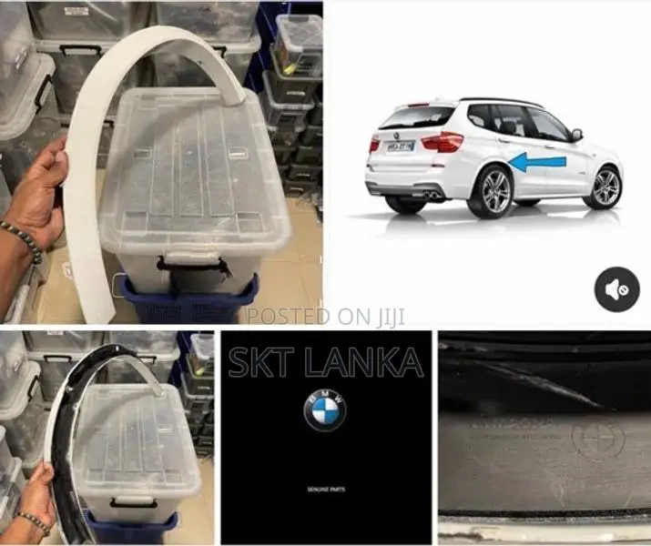 Genuine BMW X3 2017 driver rear wheel arch moulding bumper
