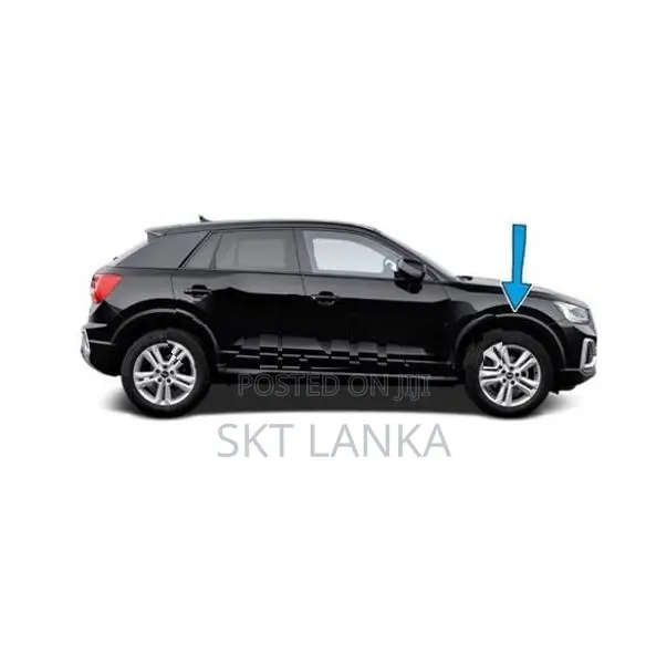 Genuine Audi Q2 2019 driver front wheel arch moulding bumper light