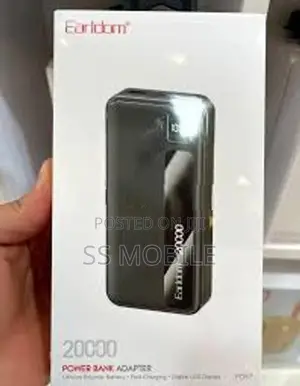 Earldom PD57 20000mAh Power Bank with Digital Display