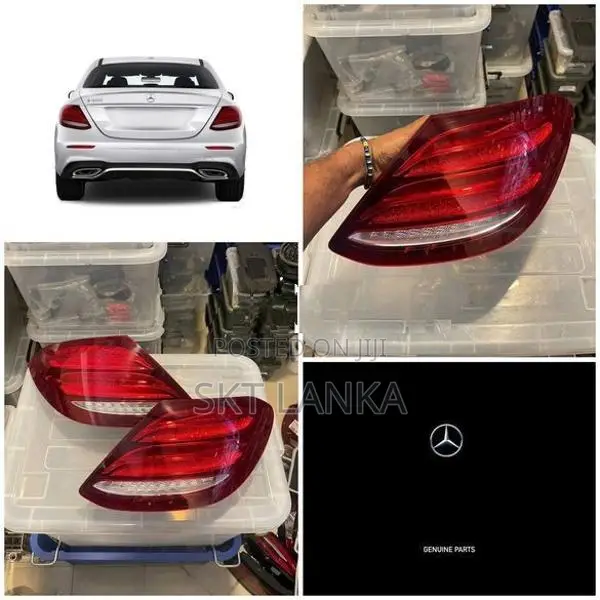Genuine Mercedes E E200 E350e rear bumper LED lights door