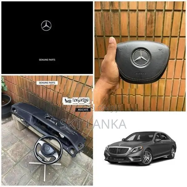 Genuine Mercedes S S400 S500 2016 dashboard airbag kit bonnet bumper