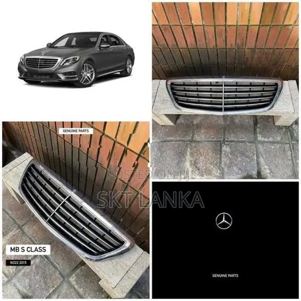 Genuine Mercedes S S400 S500 2016 bonnet grille shell bumper light