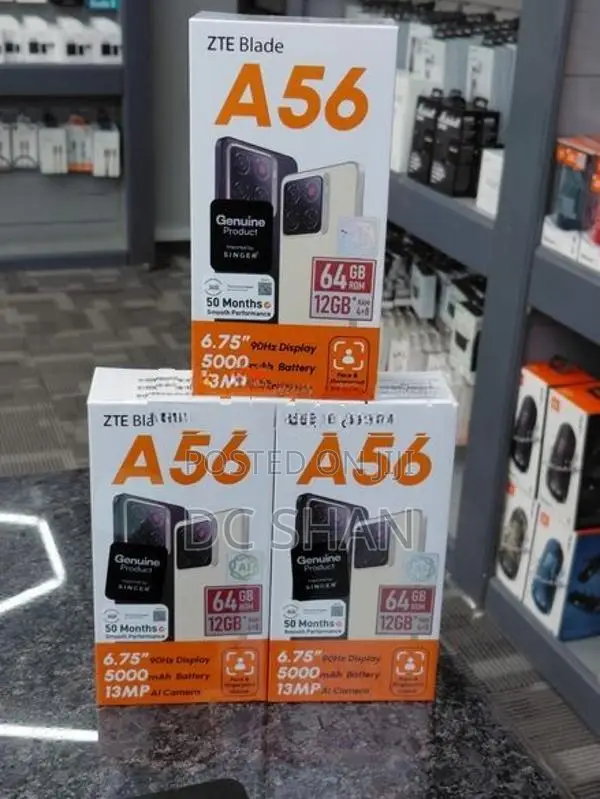 ZTE A56 64GB/4+8GB (Brand New)