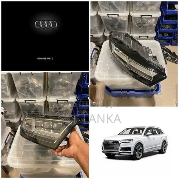 Genuine Audi Q7 2018 S LINE MATRIX LED headlight driver bumper bonnet