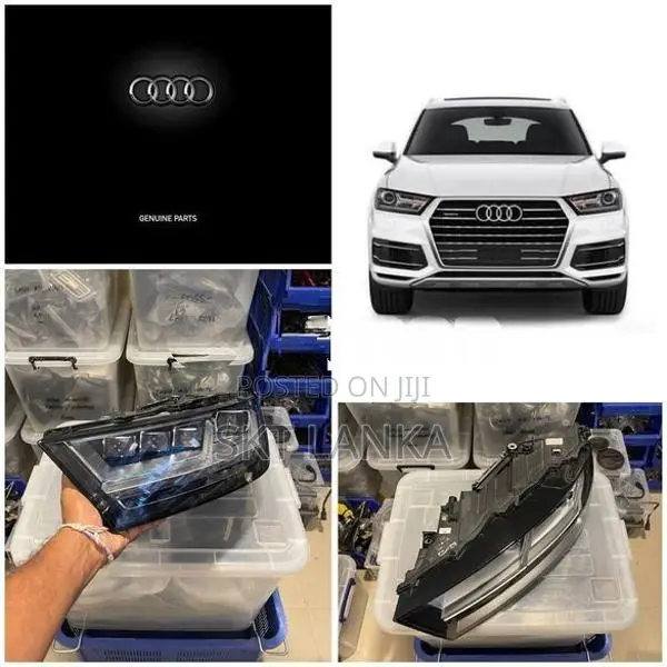 Genuine Audi Q7 S LINE MATRIX LED headlight passenger bumper bonnet
