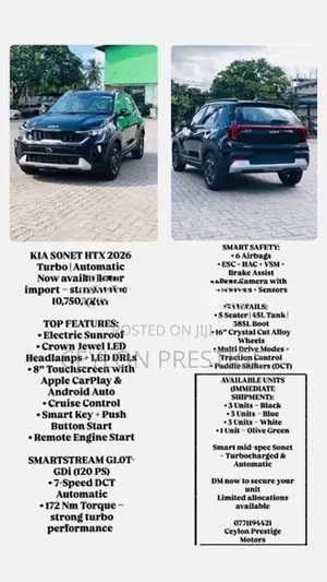 Kia Sonet HTX + 2025