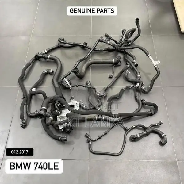 Genuine BMW 740e 740Le 2018 G11 G12 engine radiator coolant hoses