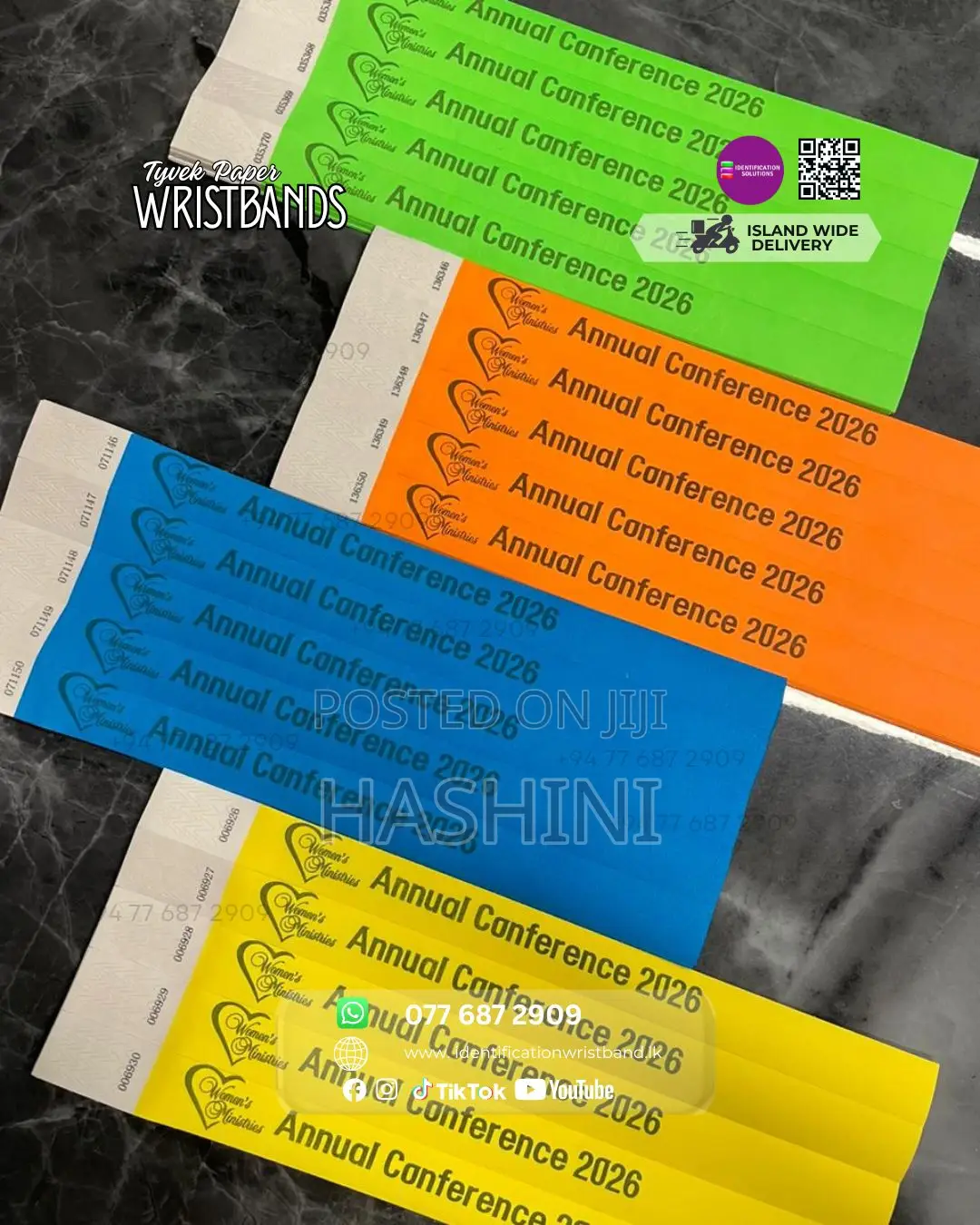 Tyvek Wristbands