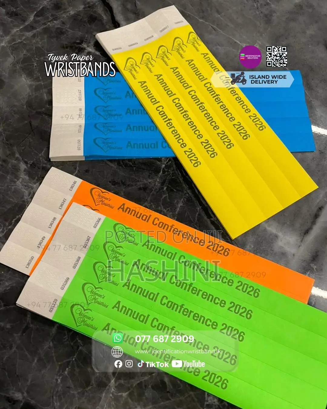 Tyvek Wristbands