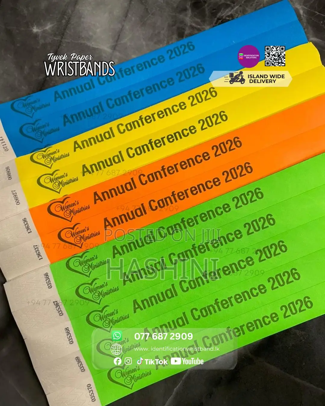 Tyvek Wristbands