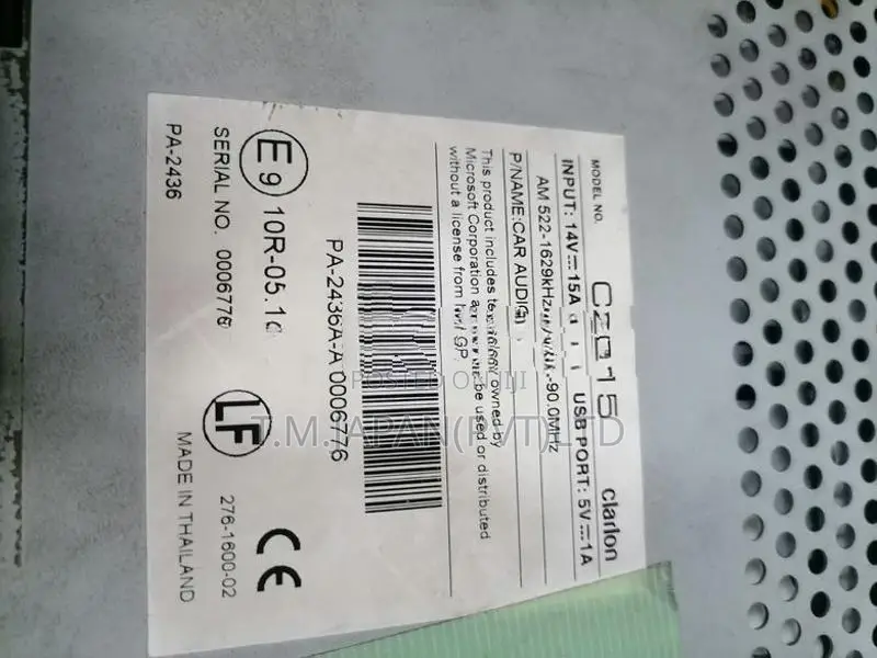 car set clarion