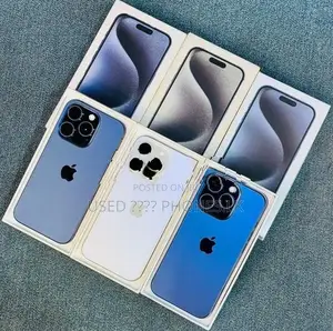 Apple iPhone 15 Pro Blue-White-Black (Used)