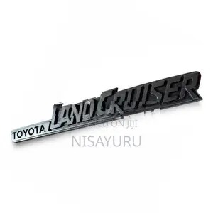 Matt Black Toyota land cruiser badge