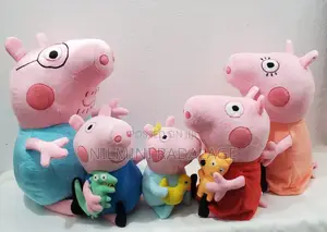 Handmade Character Soft Toy Peppa Pig Family