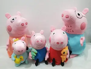 Handmade Character Soft Toy Peppa Pig Family