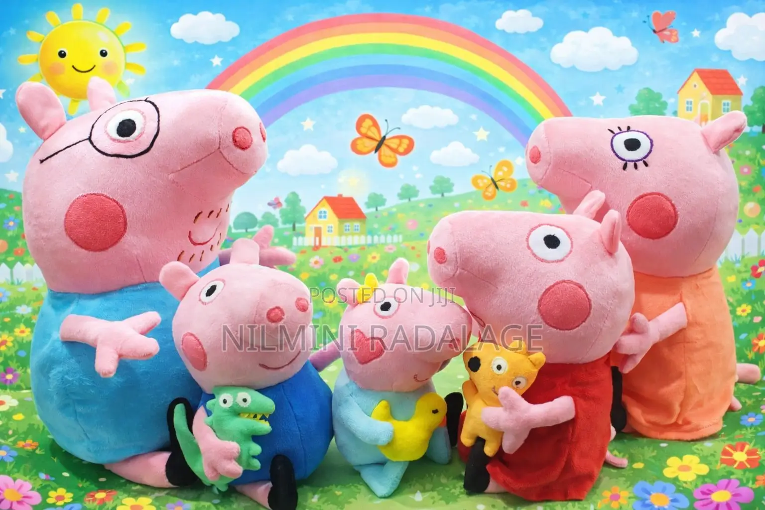 Handmade Character Soft Toy Peppa Pig Family
