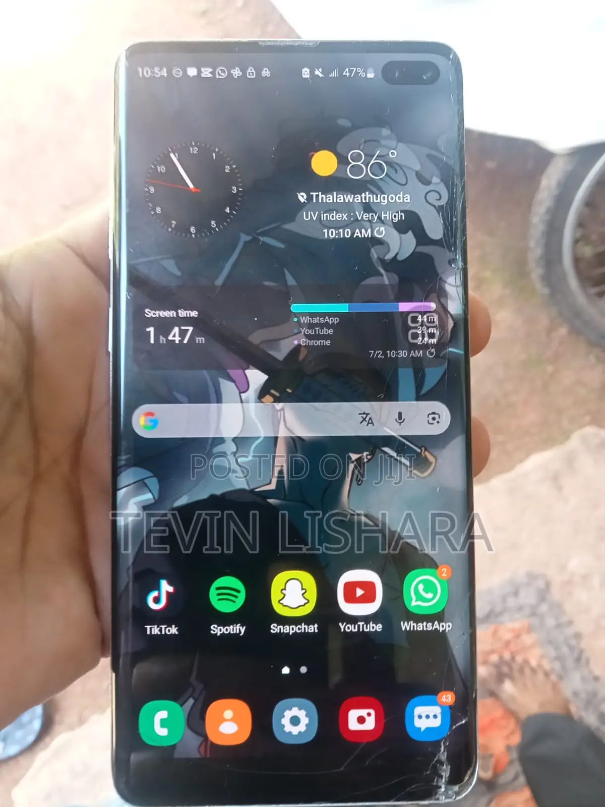 Samsung Galaxy S10 Plus 128 GB Blue
