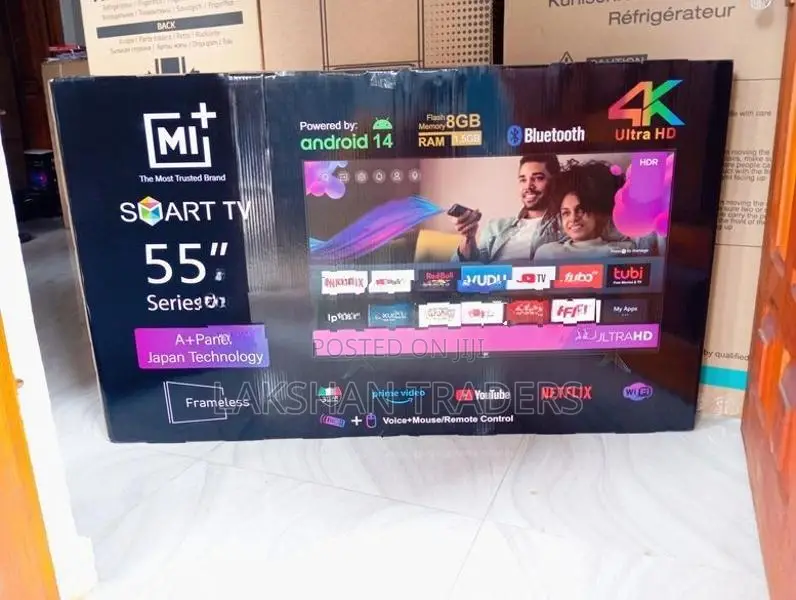 New 55" MI+ (Japan) Smart Android TV 14.0 4K UHD Television
