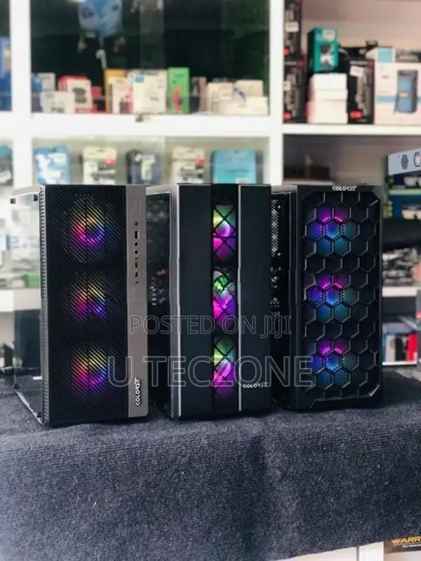 Computer Gaming Casing with Rgb Argb Fans Desktop