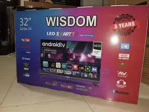 Brand New Wisdom 32 Inch Smart Android Full HD LED Frameless Tv