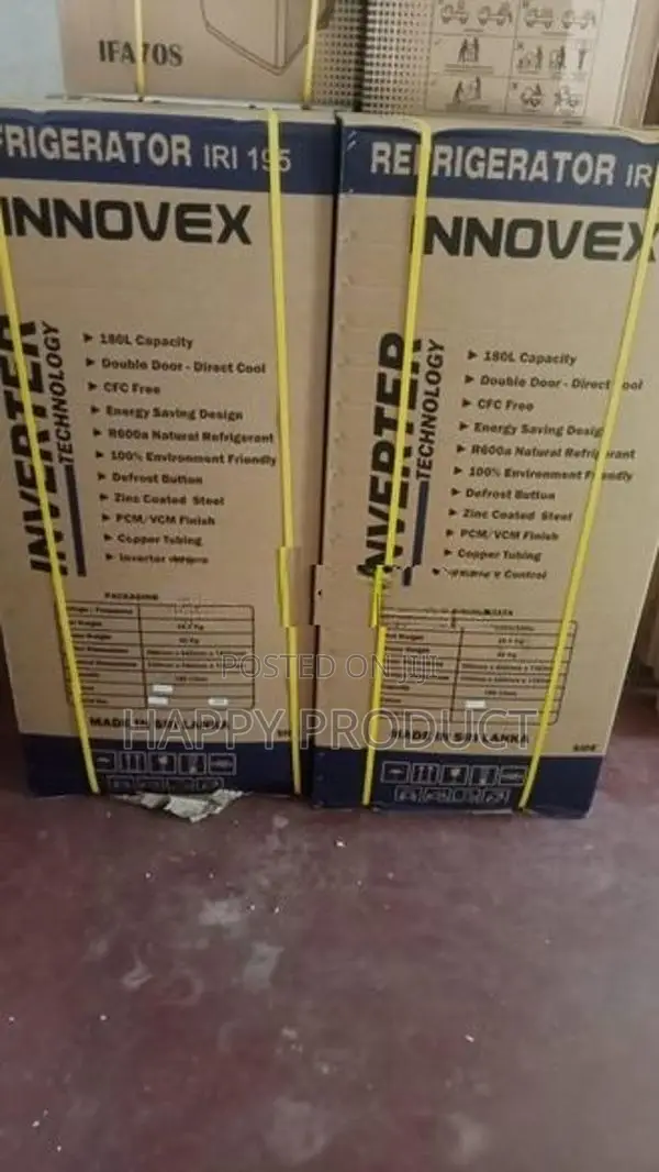 Innovex Inverter Fridge 180L-IRI195