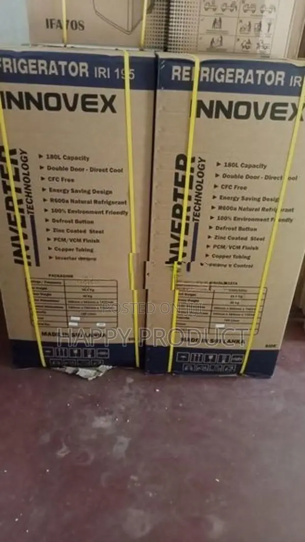 Innovex Inverter Fridge 180L